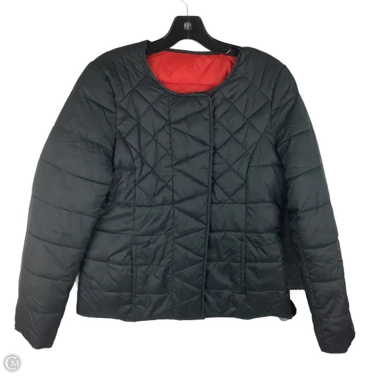 Reversible Jacket Puffer & Quilted By Crown And Ivy In Black, Size: M