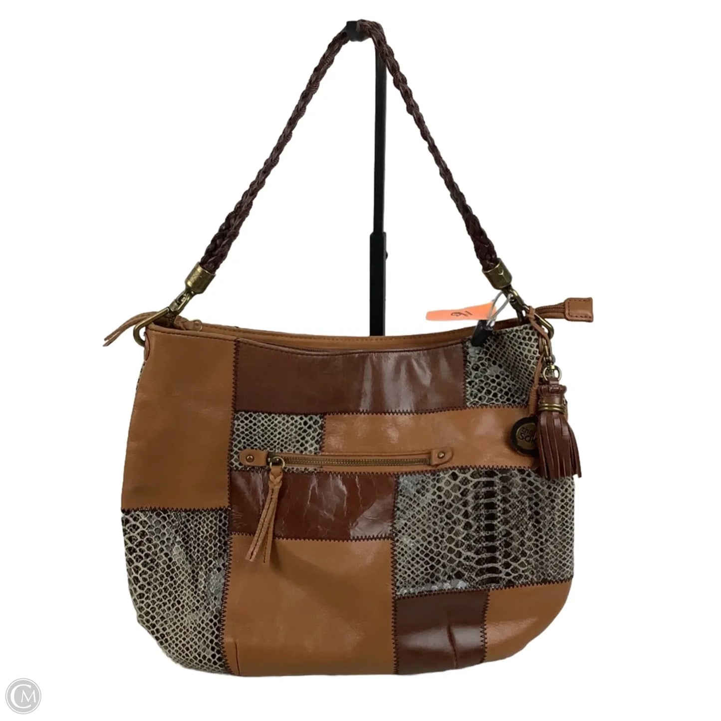 Handbag Leather By The Sak, Size: Large