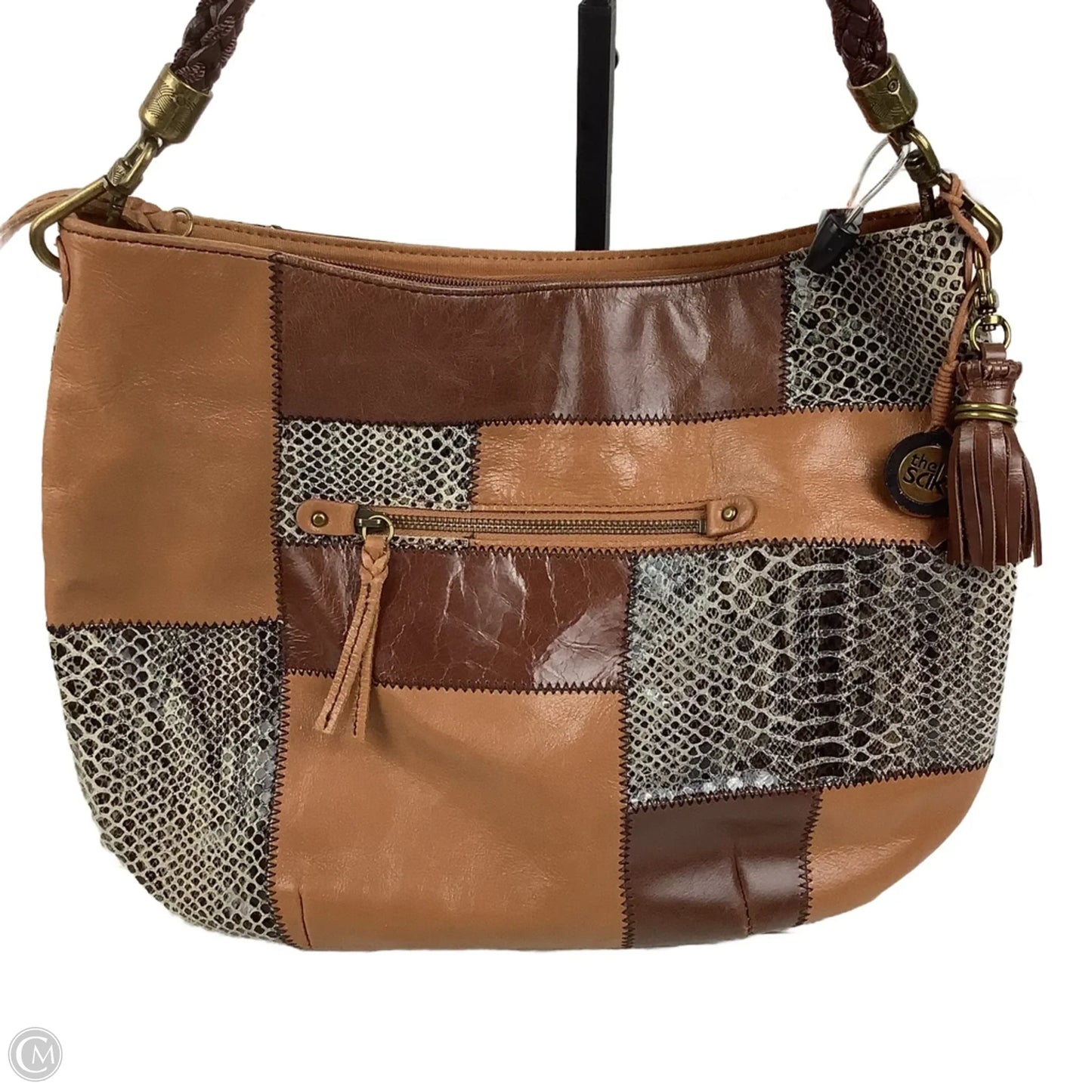 Handbag Leather By The Sak, Size: Large