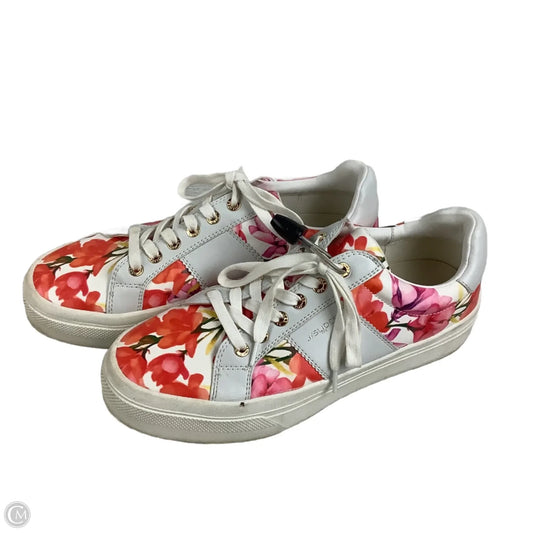 Shoes Sneakers By J Slides In Floral Print, Size: 8.5