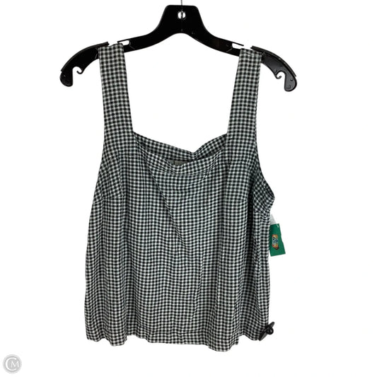 Top Sleeveless By A New Day In Black & White, Size: M