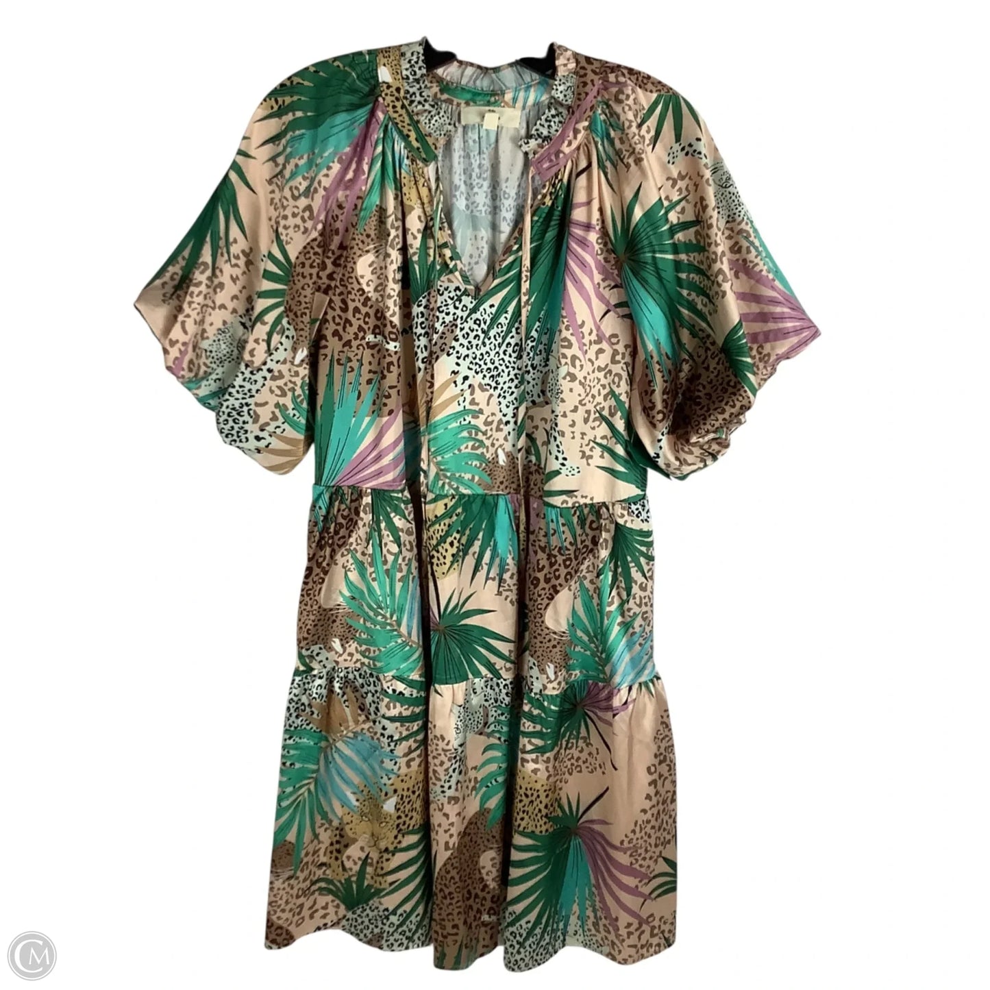 Dress Casual Midi By Entro In Animal Print, Size: L
