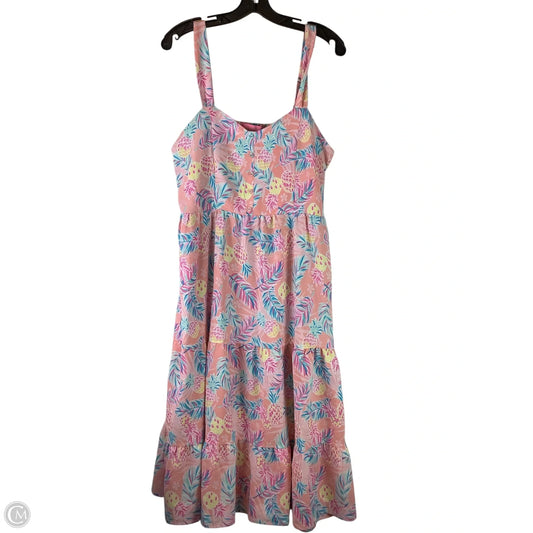 Dress Casual Maxi By Simply Southern In Pink, Size: L