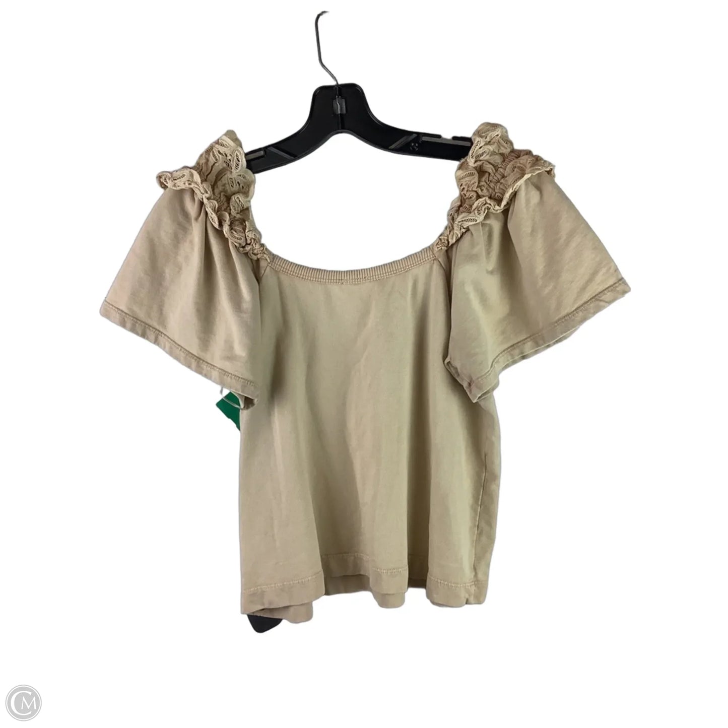 Top Short Sleeve By Pilcro In Beige, Size: S