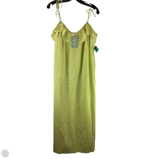Dress Casual Maxi By H&m In Green, Size: M