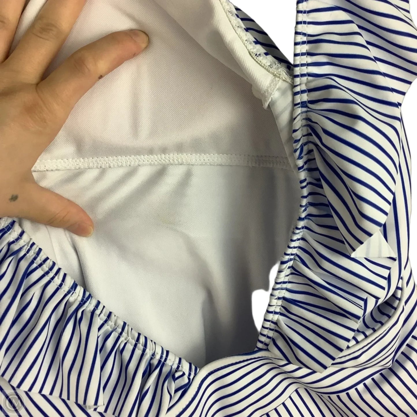 Swimsuit By Shein In Striped Pattern, Size: 4x