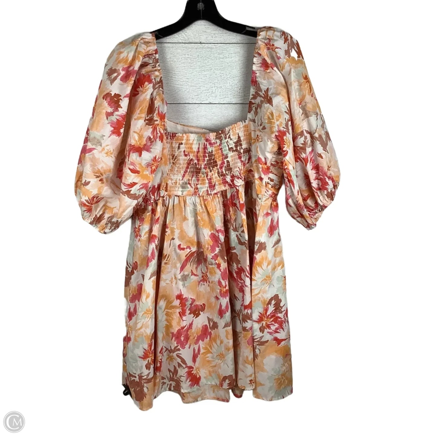 Dress Party Midi By Abercrombie And Fitch In Orange, Size: L