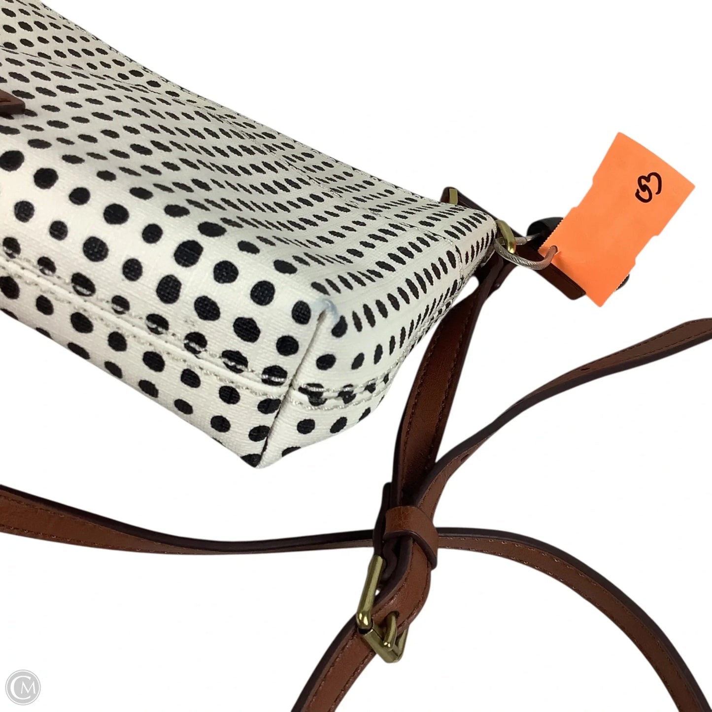 Crossbody Leather By Fossil, Size: Small