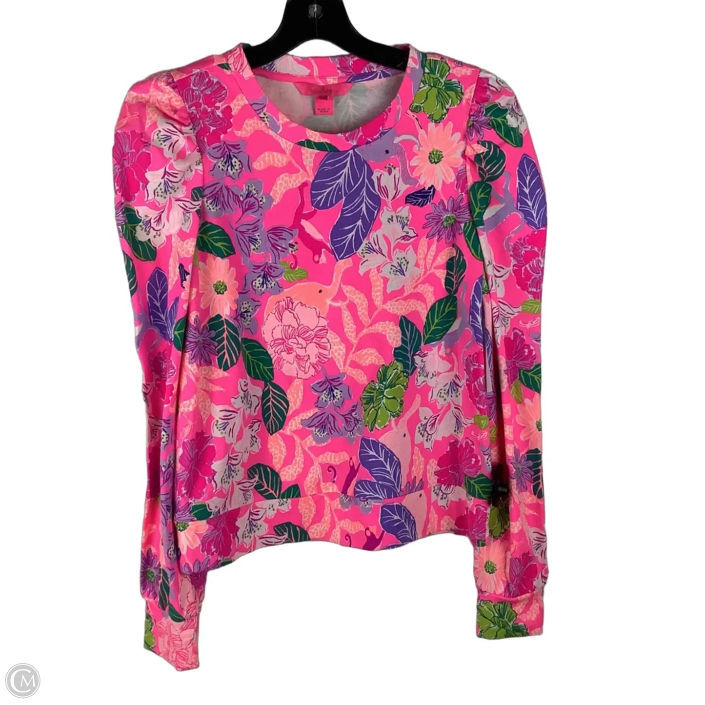 Top Long Sleeve Designer By Lilly Pulitzer In Pink, Size: Xs