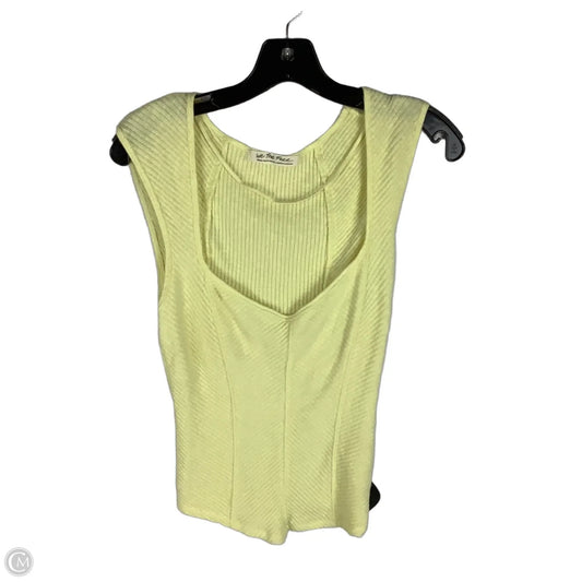 Top Sleeveless By We The Free In Yellow, Size: S