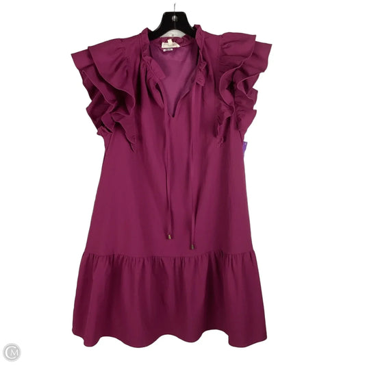 Dress Casual Short By Entro In Purple, Size: M