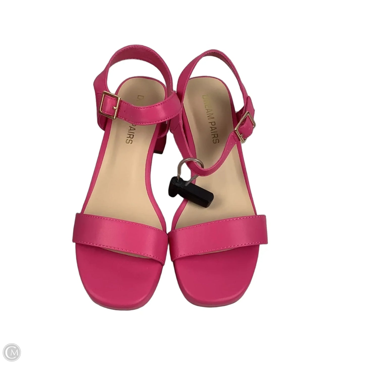 Shoes Heels Block By Dream Pairs In Pink, Size: 7.5