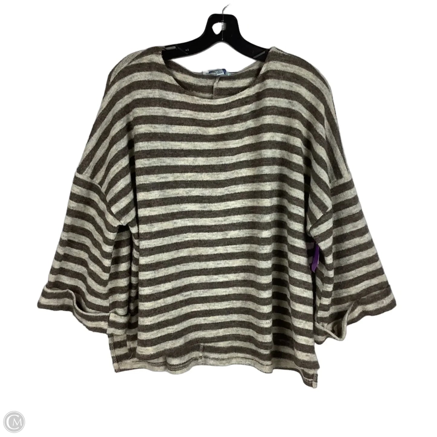 Sweater By She + Sky In Striped Pattern, Size: L