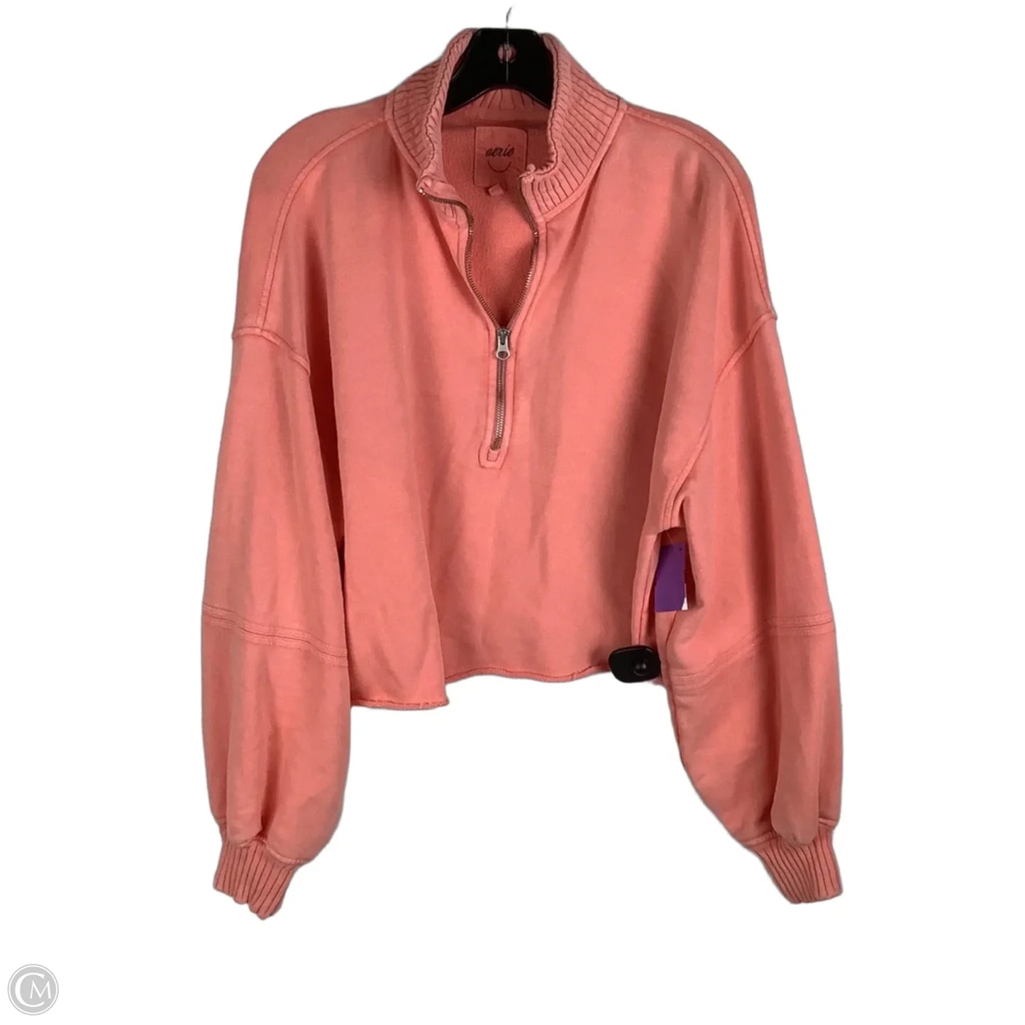 Sweatshirt Collar By Aerie In Coral, Size: M