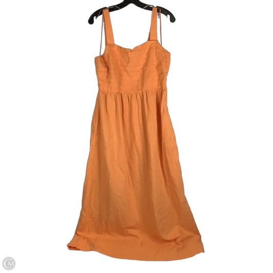 Dress Casual Maxi By Tahari In Orange, Size: 12
