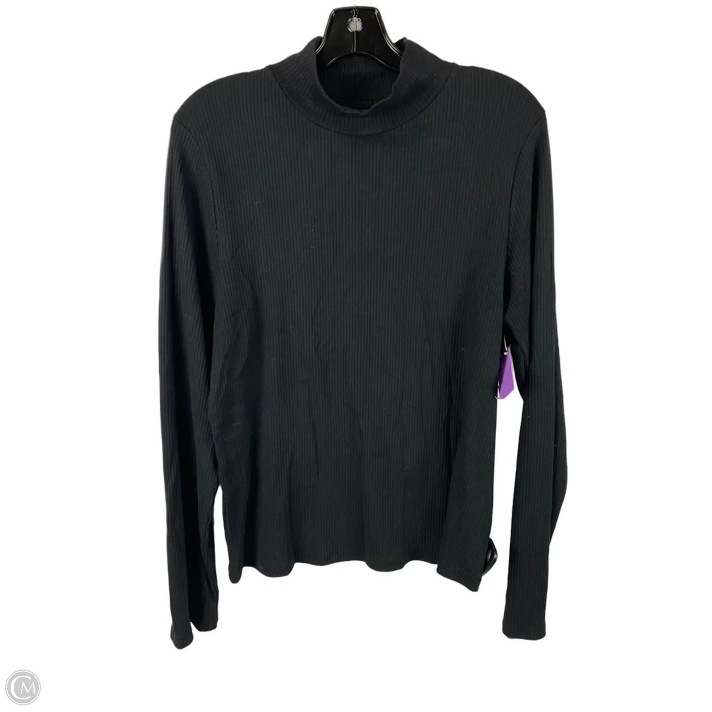 Top Long Sleeve Basic By Maeve In Black, Size: Xl