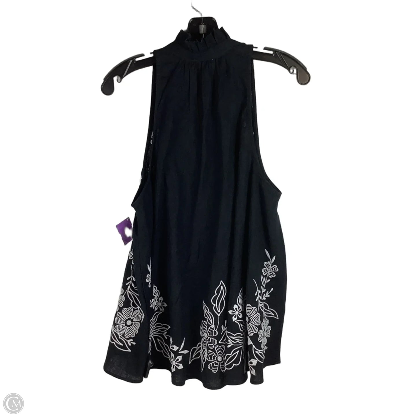 Top Sleeveless By Pilcro In Black, Size: L