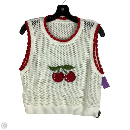 Top Sleeveless By Shein In White, Size: EST L