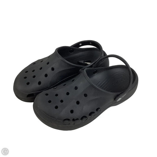 Sandals Sport By Crocs In Black, Size: 10