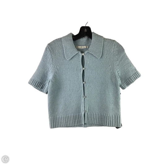 Sweater Cardigan By Abercrombie And Fitch In Blue, Size: S