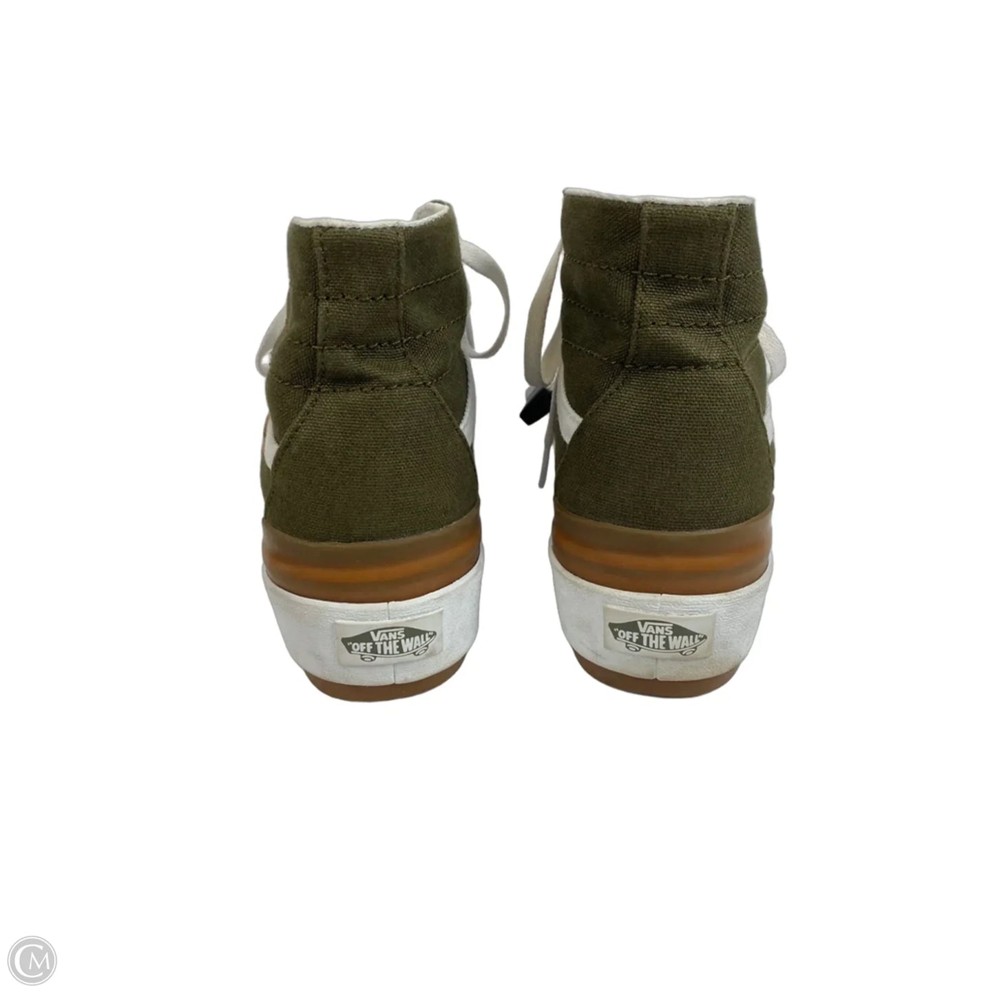 Shoes Sneakers By Vans In Green, Size: 10