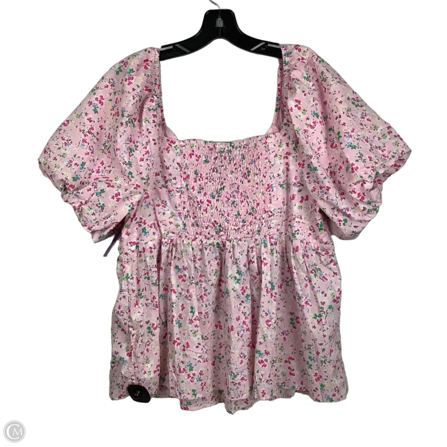 Top Short Sleeve By Crown And Ivy In Pink, Size: Xl