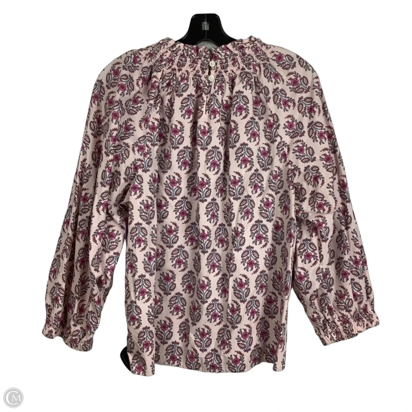 Top Long Sleeve By J. Crew In Pink, Size: L