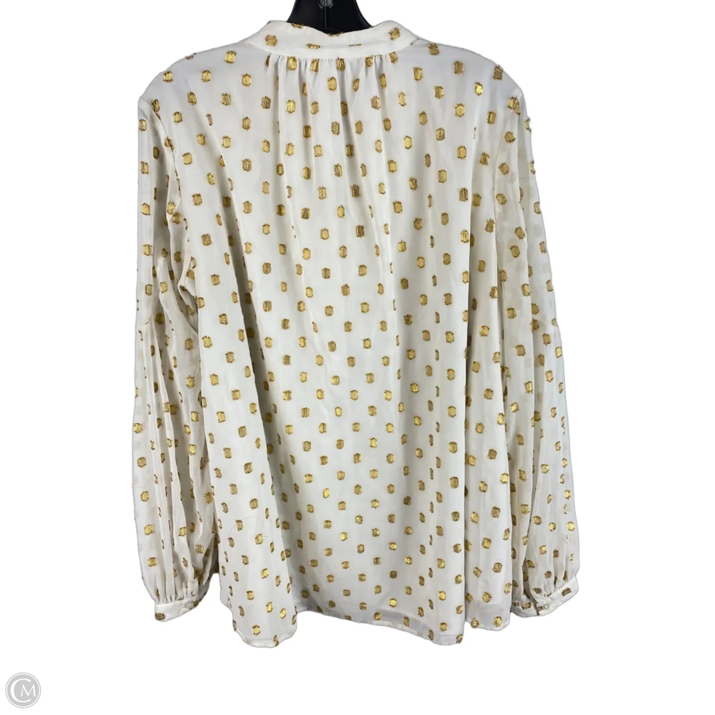 Top Long Sleeve By Crown And Ivy In White, Size: Xl
