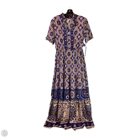Dress Casual Maxi By London Times In Purple, Size: 8