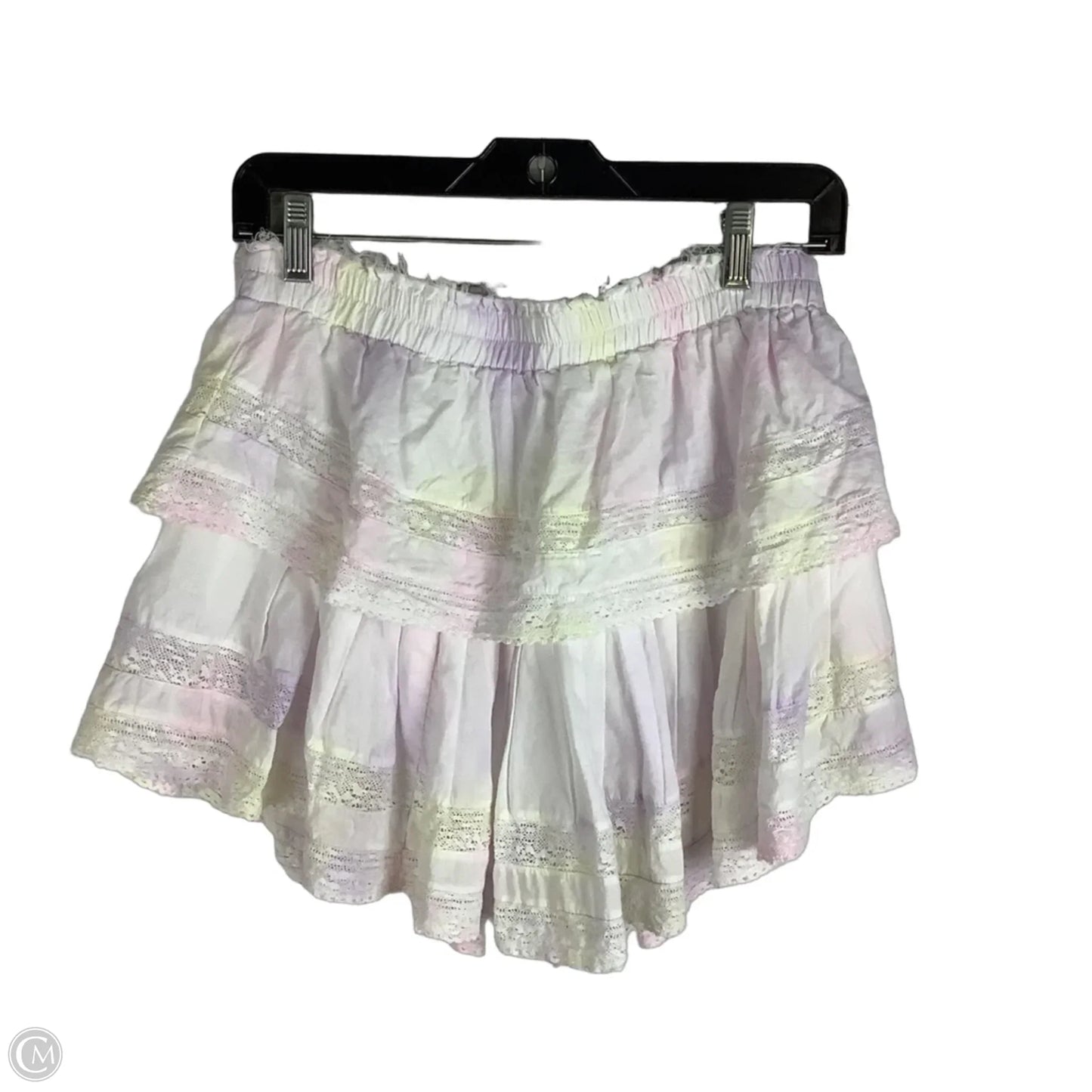 Skirt Mini & Short By Cmc In Tie Dye Print, Size: M