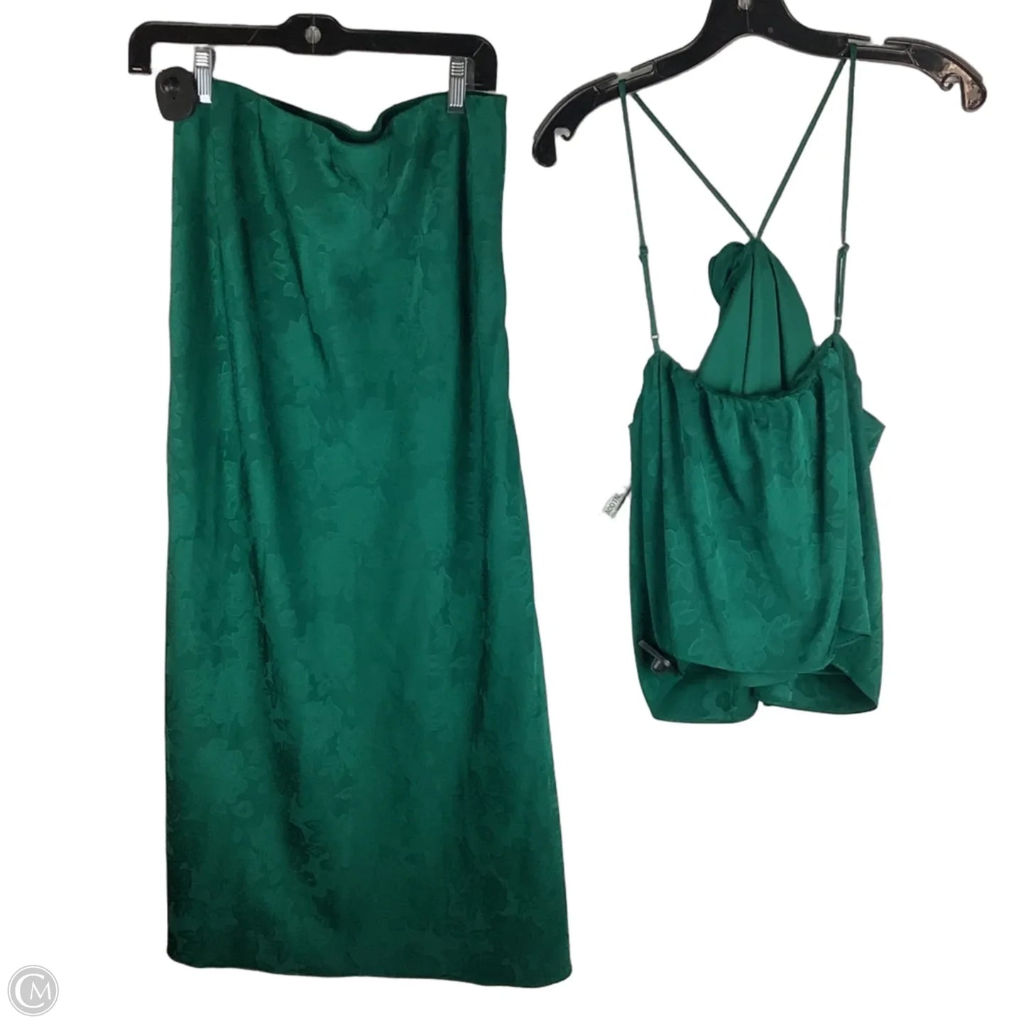 Skirt Set 2pc By Wayf In Green, Size: L