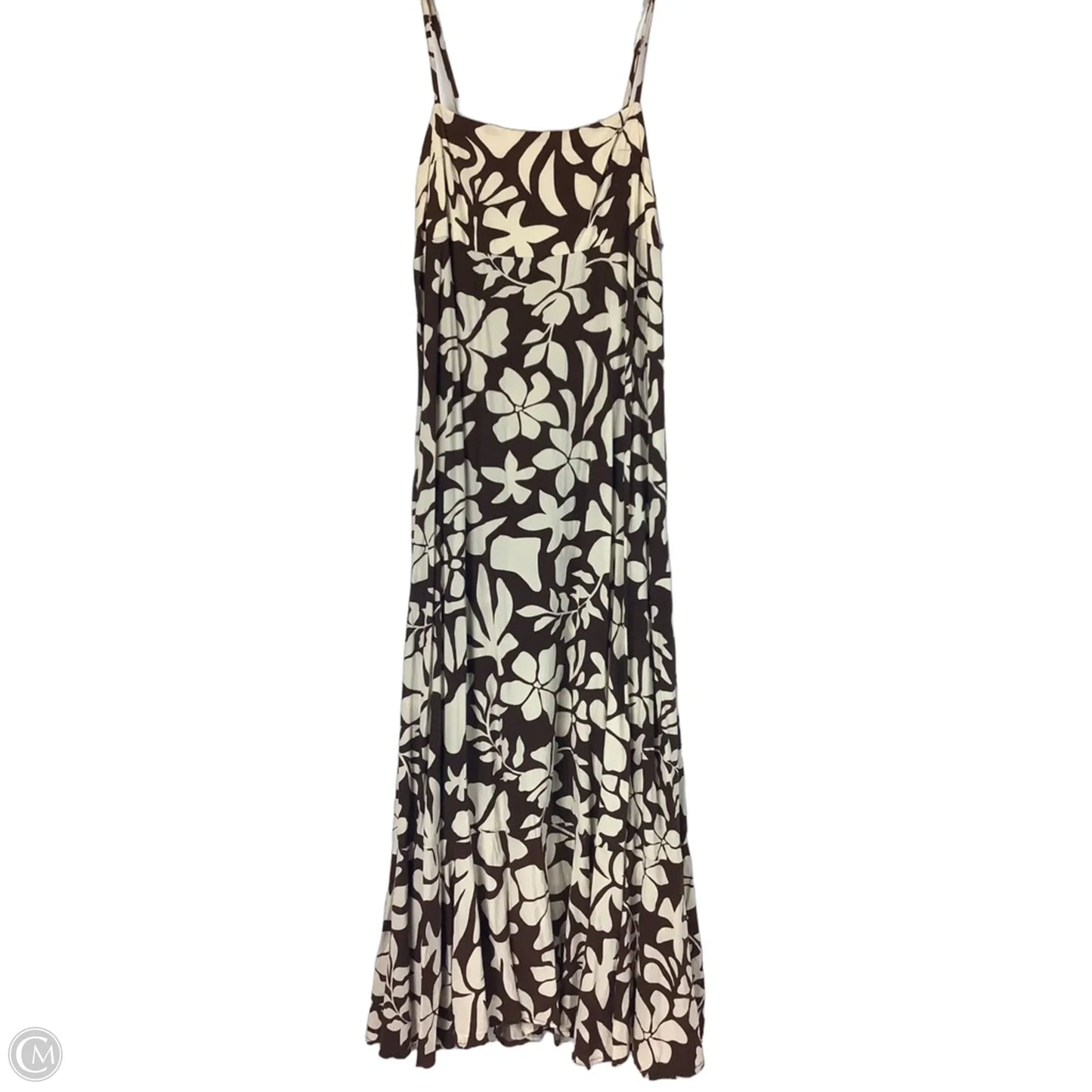Dress Casual Maxi By Clothes Mentor In Brown, Size: L