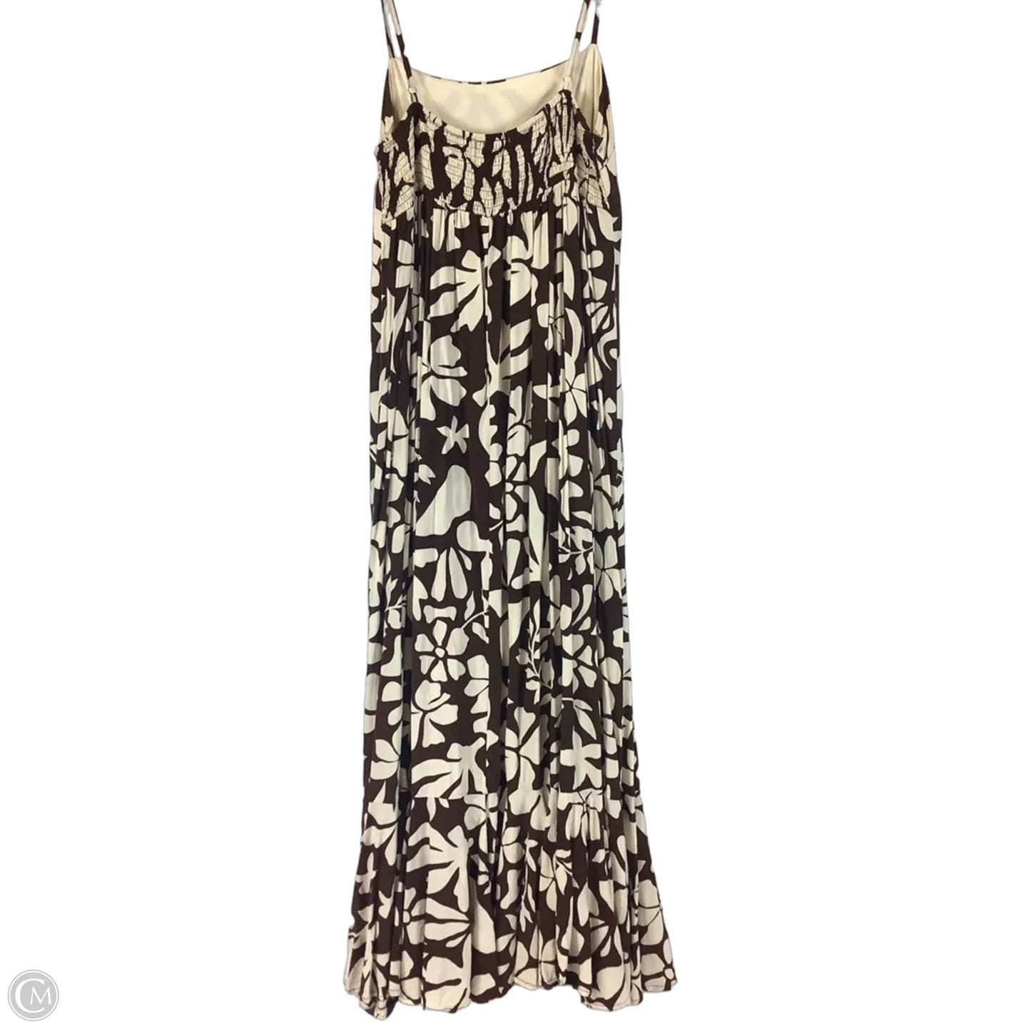 Dress Casual Maxi By Clothes Mentor In Brown, Size: L