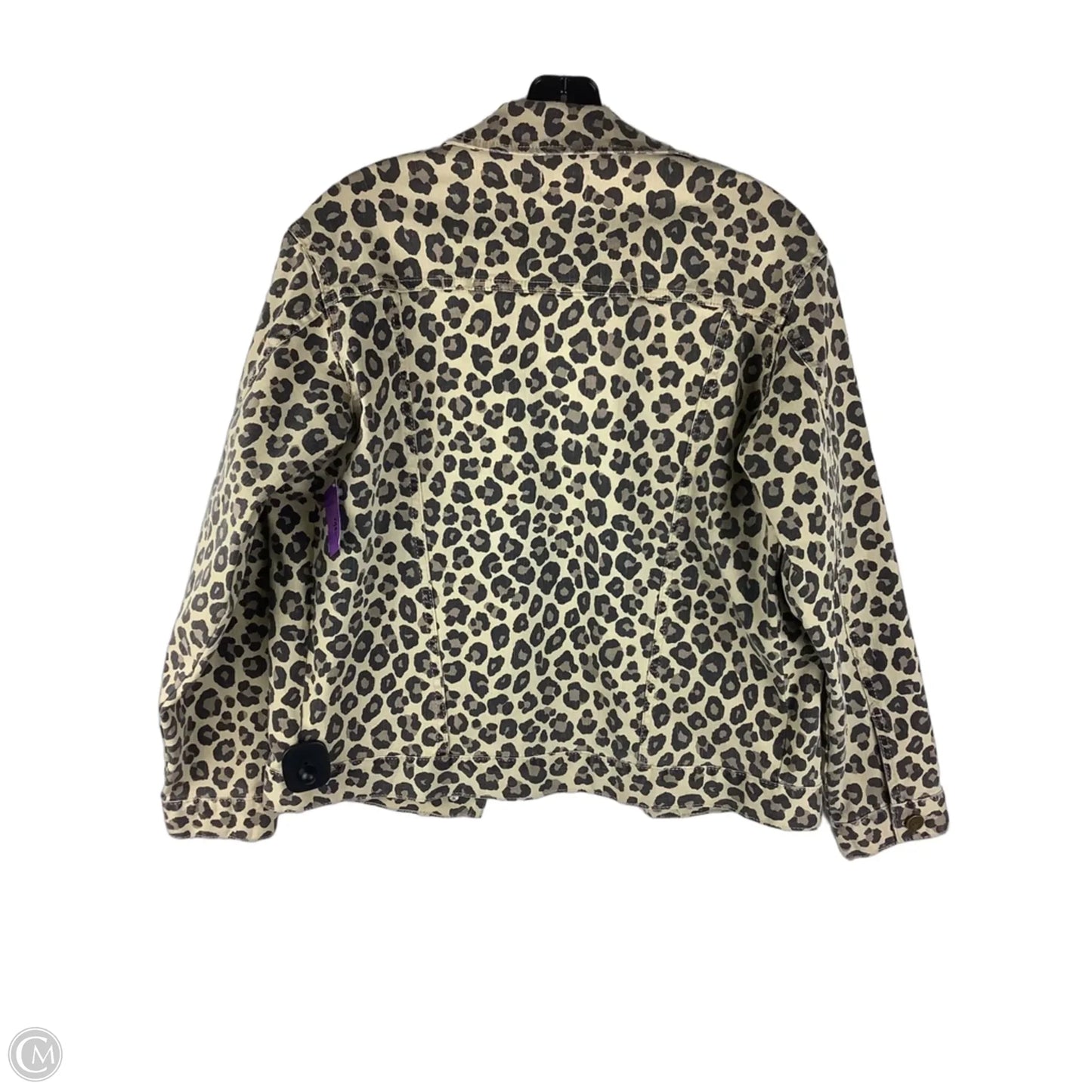 Jacket Denim By Cmc In Animal Print, Size: S