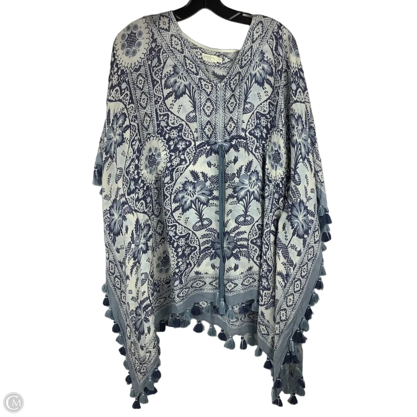 Swimwear Cover-up By Spartina In Blue, Size: Osfm