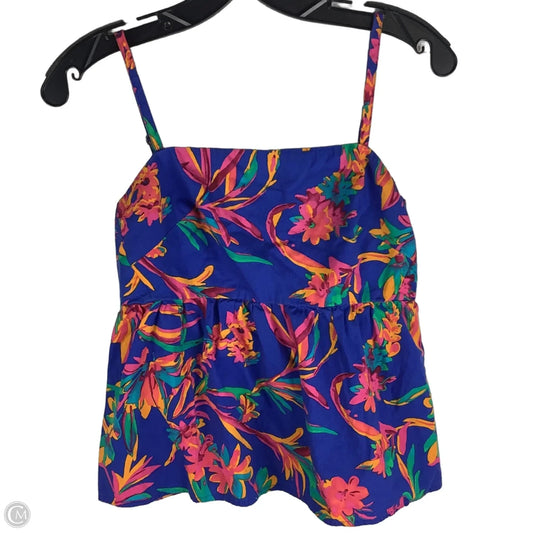 Top Sleeveless By J. Crew In Blue, Size: 0