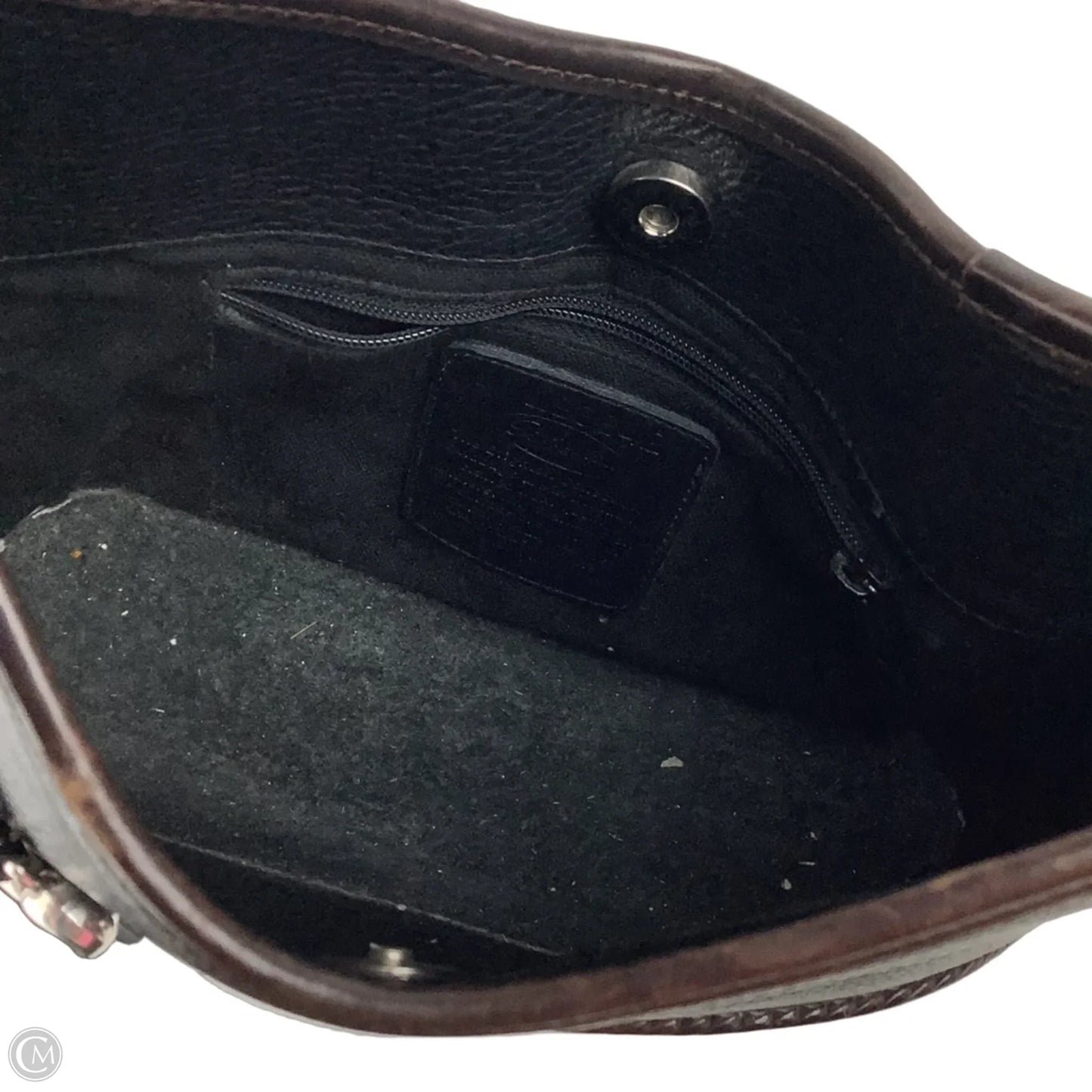 Handbag Leather By Brighton, Size: Medium
