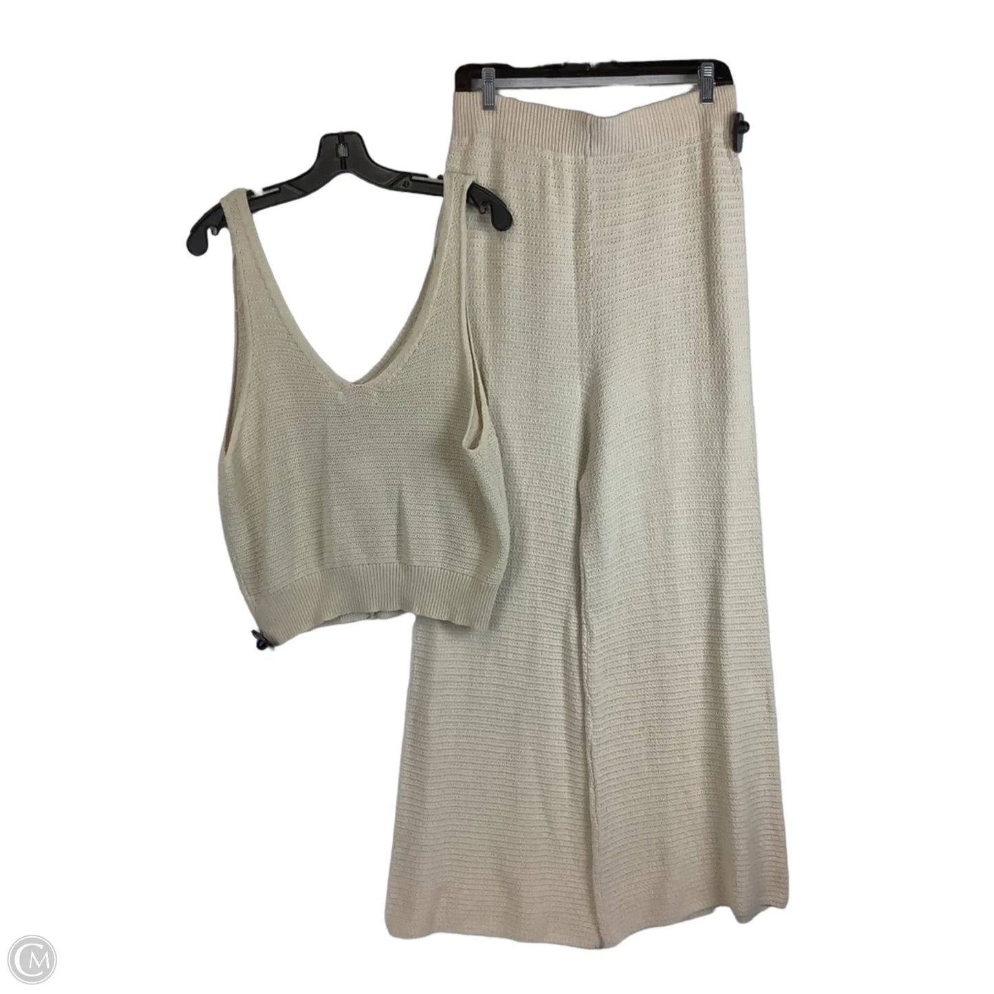 Pants Set 2pc By Sincerely Jules In Cream, Size: Xl