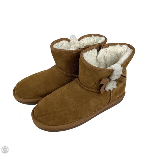 Boots Ankle Flats By Koolaburra By Ugg In Brown, Size: 5