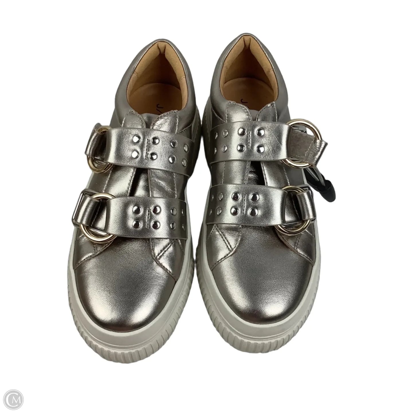 Shoes Sneakers By Clothes Mentor In Silver, Size: 8