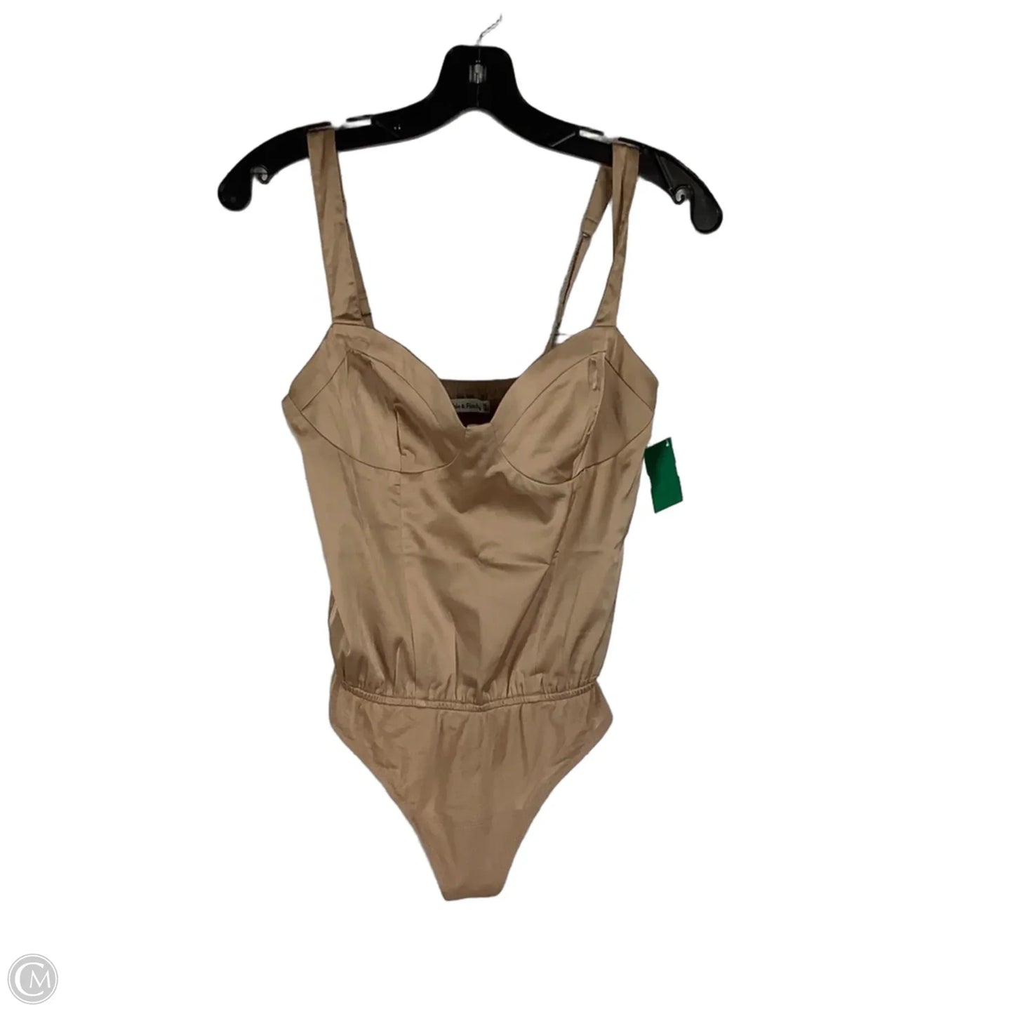 Bodysuit By Abercrombie And Fitch In Gold, Size: M
