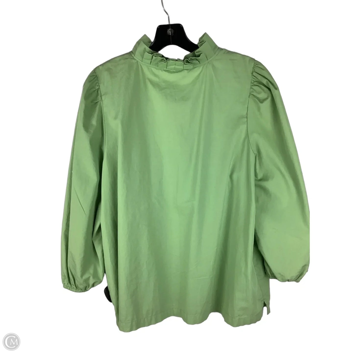 Top 3/4 Sleeve By Crown And Ivy In Green, Size: L