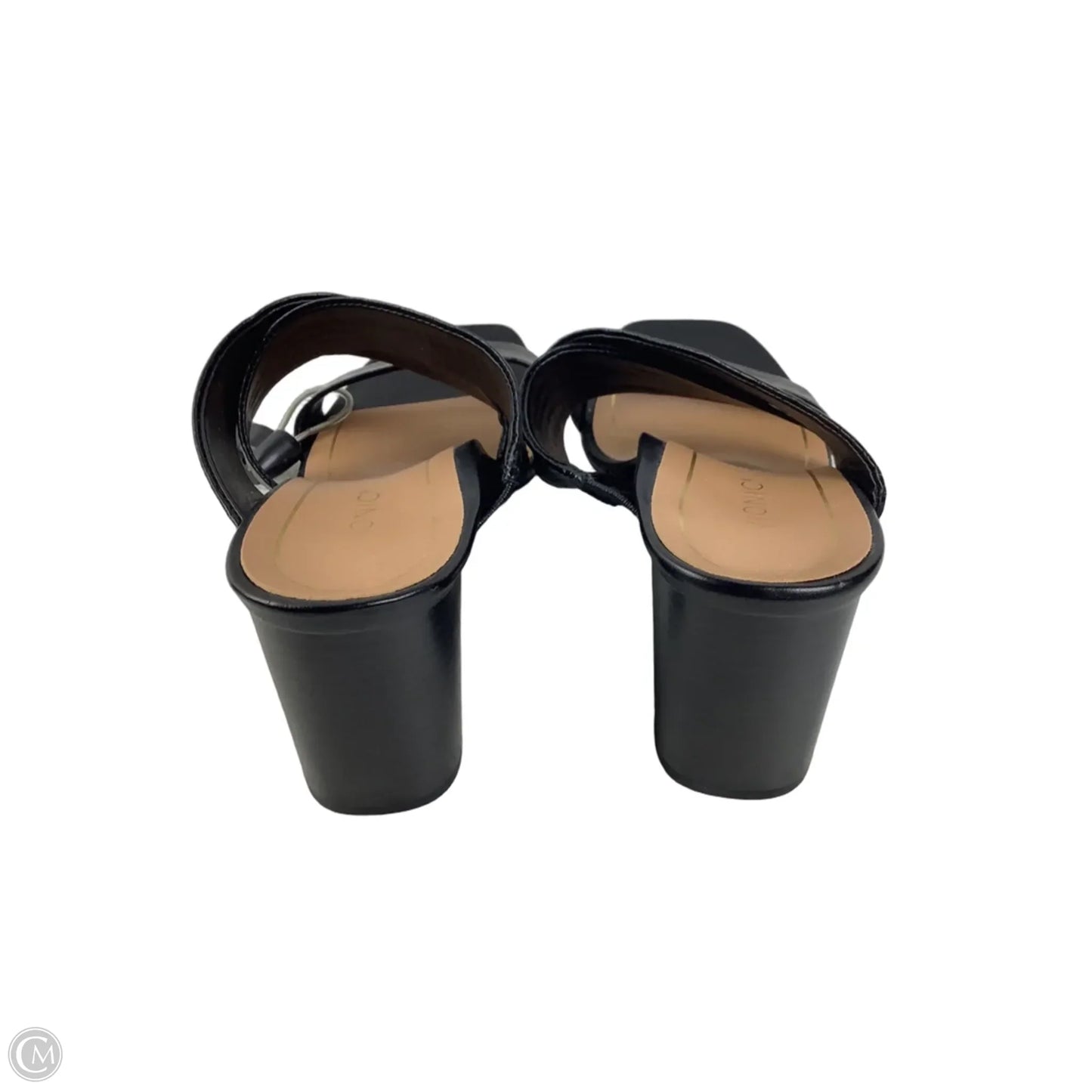 Sandals Heels Block By Vionic In Black, Size: 7.5