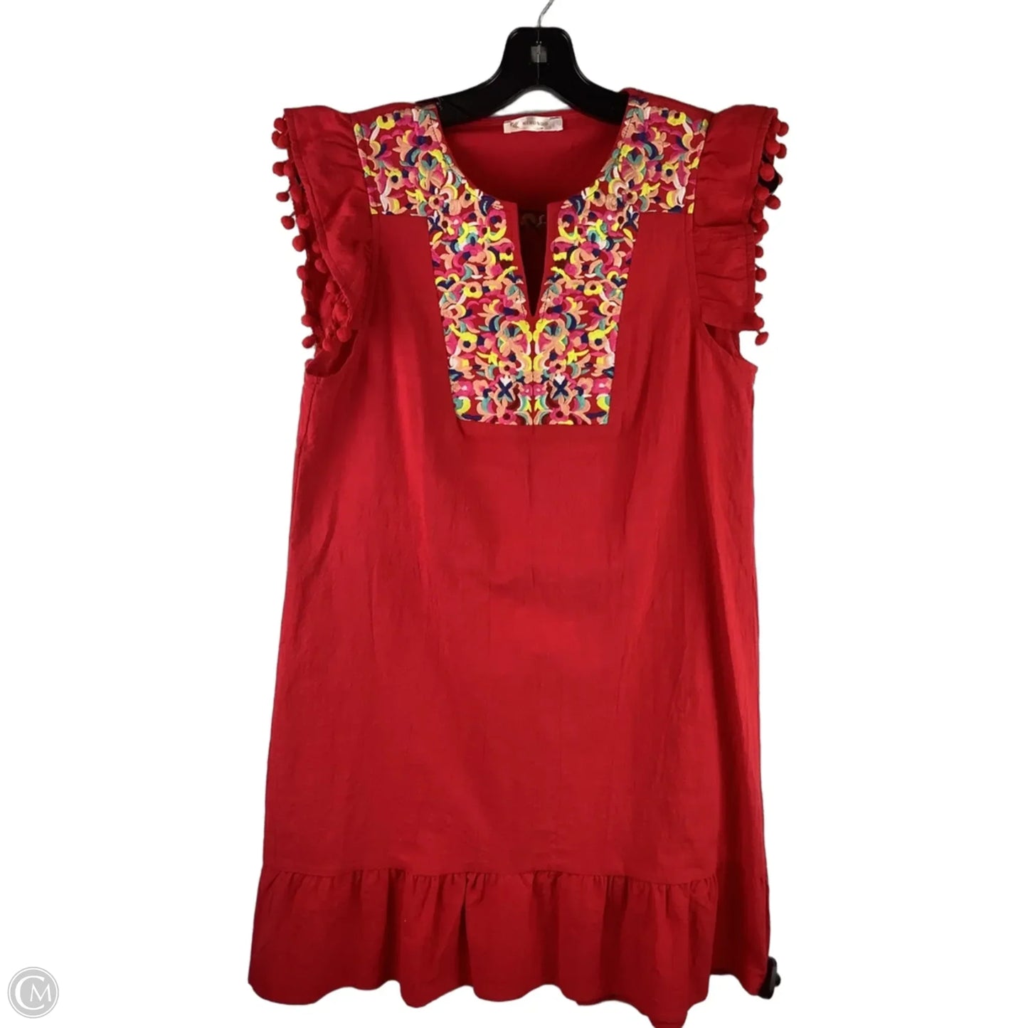 Dress Casual Short By Kirundo In Red, Size: S