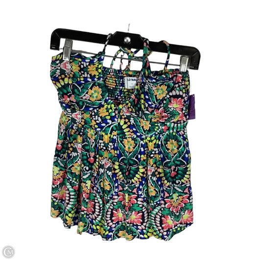 Top Sleeveless By Old Navy In Floral Print, Size: S