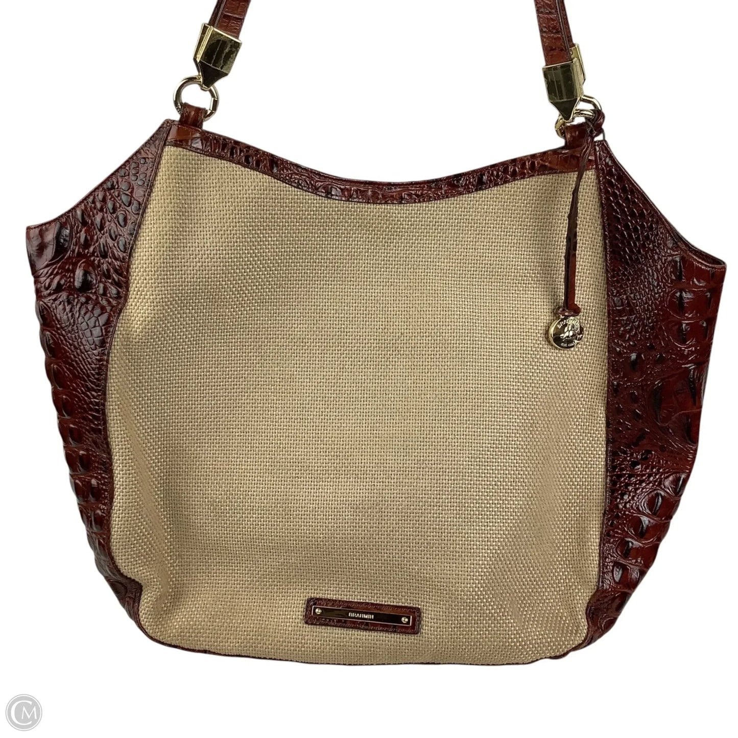 Handbag Designer By Brahmin, Size: Large