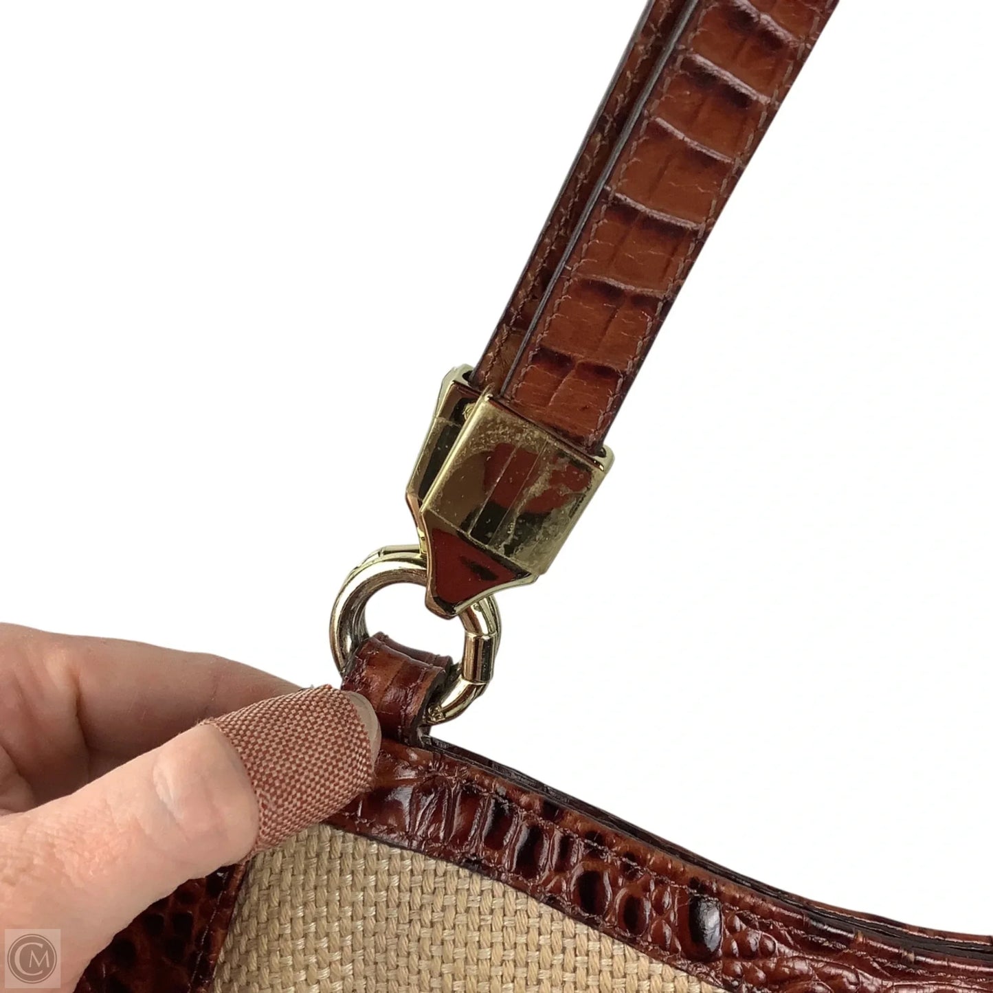 Handbag Designer By Brahmin, Size: Large