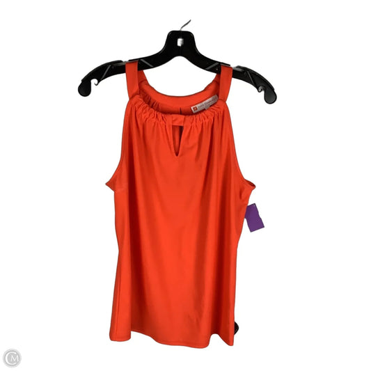 Top Sleeveless By Jude Connally In Orange, Size: L