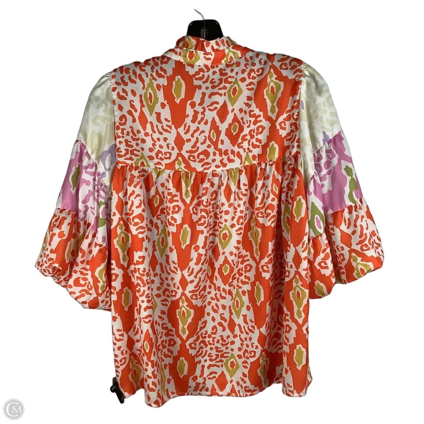 Top Short Sleeve By Clothes Mentor In Orange, Size: M