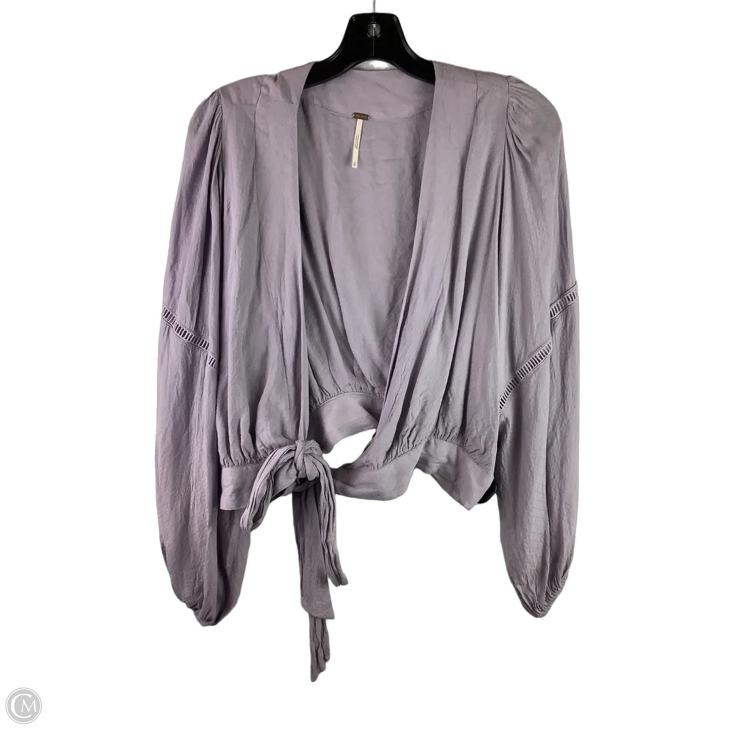 Top Short Sleeve By Free People In Purple, Size: Sp